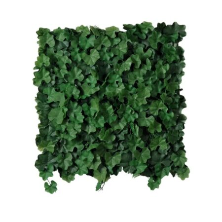 Haie de Feuillage artificiel Lierre extérieur Anti-UV pour haie en plaque 50X50cm