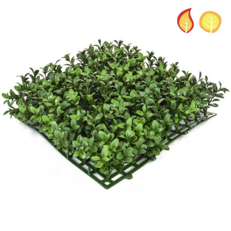 Tapis de Buis Artificiel Anti-UV 25x25cm – Plat Supérieur FR UV