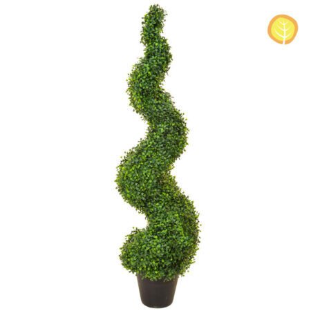 Topiaire Spirale Buis Artificiel Anti-UV 120cm