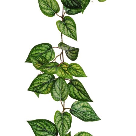 Guirlande Caladium Crème-Vert 150cm Artificielle Anti-UV