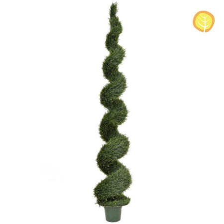 Topiaire Spirale Cèdre Artificielle Anti-UV 300cm