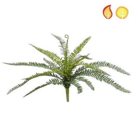 Fougère Boston Artificielle Anti-UV 52cm – Base Touffue