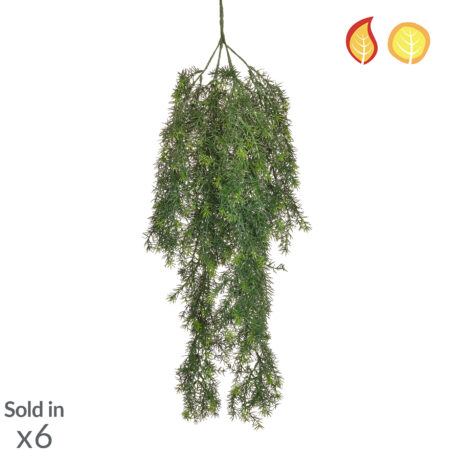 Asparagus Retombant Artificiel Anti-UV 85cm – Trail Vert