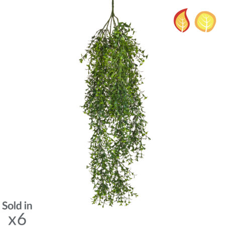 Fougère plume retombante artificielle anti-UV 80cm