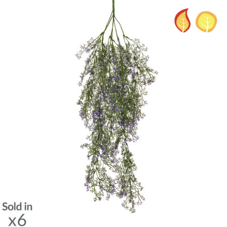 Plante Retombante Fleurs Violettes Anti-UV 65cm – Trail FR UV