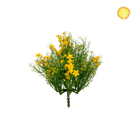 Gypsophile Artificielle Anti-UV 27cm – Fleurs Jaunes
