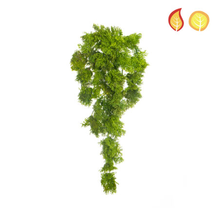 Mousse Renne Retombante Artificielle Anti-UV 35cm – Verte FR UV