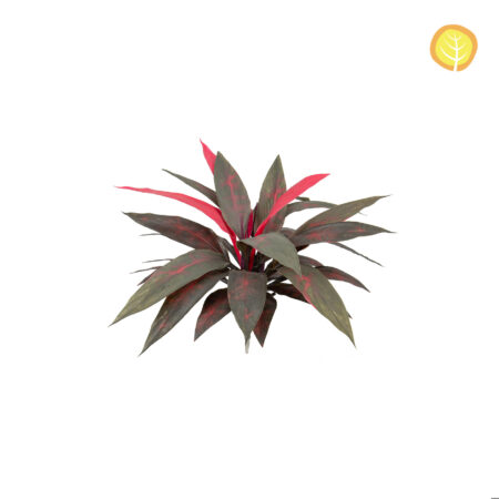 Dracaena Artificiel Anti-UV 45cm – Feuillage Rouge et Vert HL