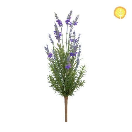 Lavande Buisson Artificielle Anti-UV 47cm – Mauve YF