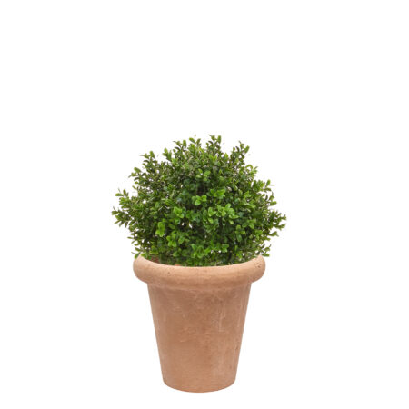 Boule de buis artificielle anti-UV 58cm pot Ravello