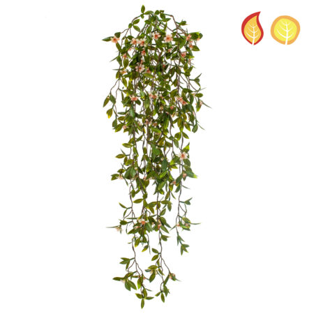Plante Fleurie Retombante Artificielle Anti-UV 90cm – Verte FR UV