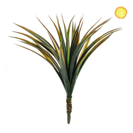 Yucca Artificiel Anti-UV 50cm – Buis Vert Rouge