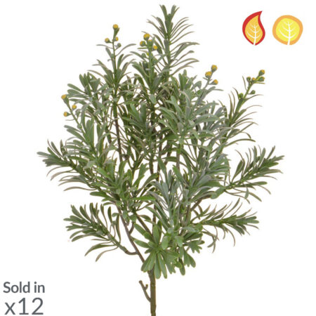 Artémisia Gris-Vert Artificielle Anti-UV 45cm – FR UV