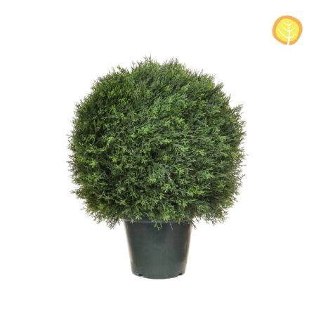 Topiaire cèdre artificiel anti-UV 60cm boule